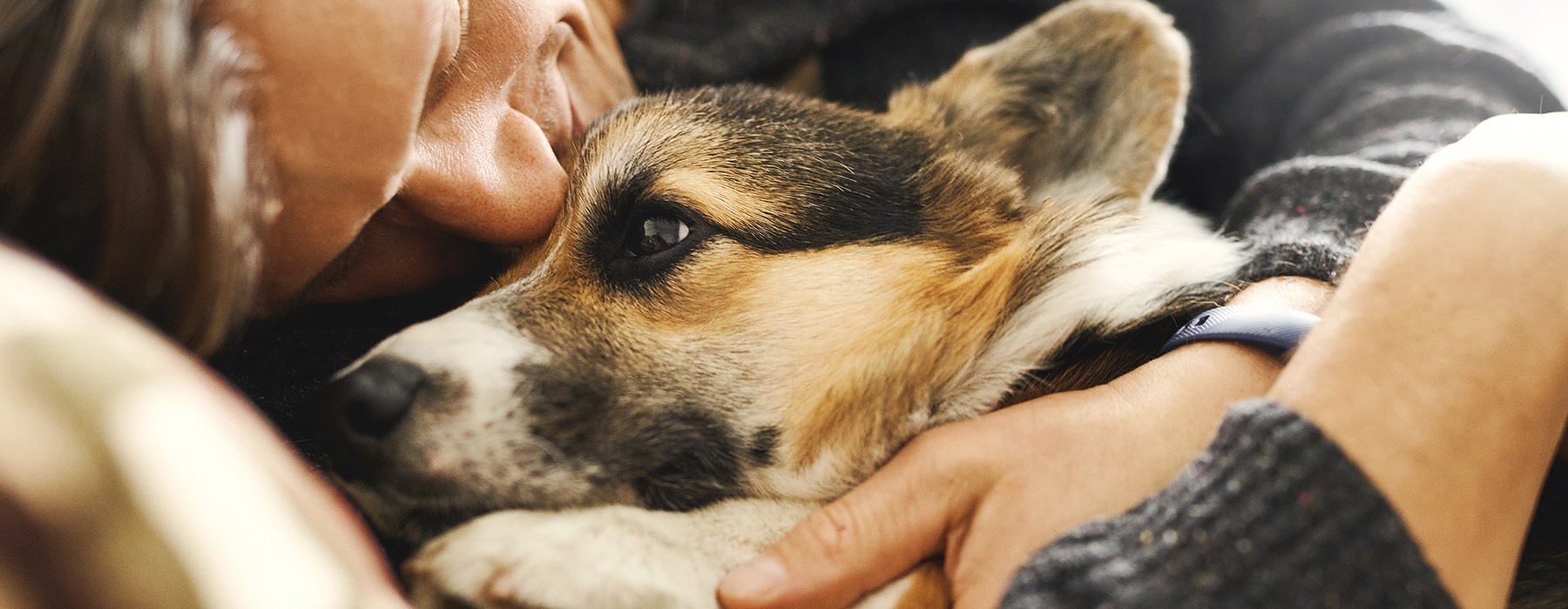 Woman with her dog